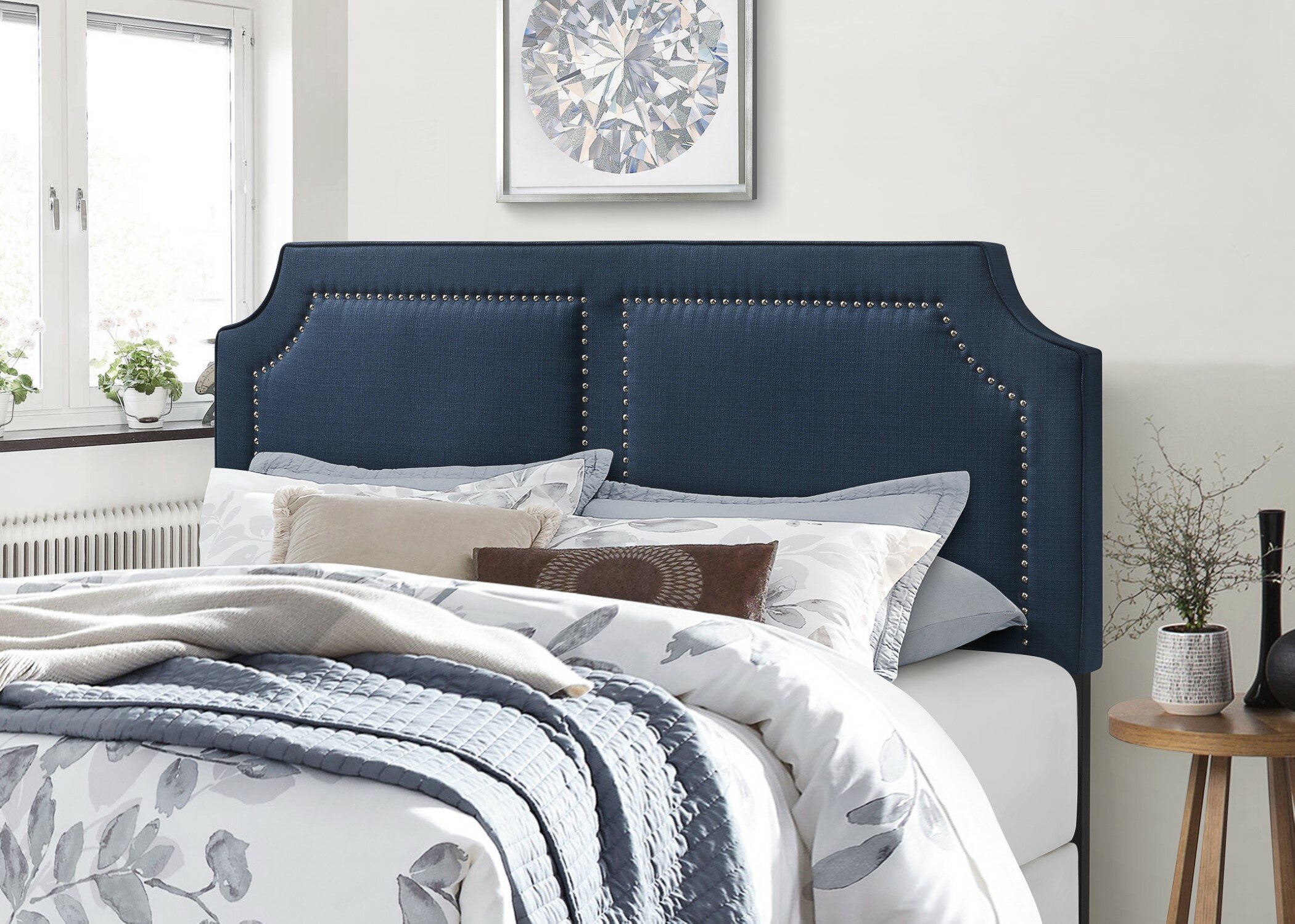 Three Posts™ Teen Thirsk Upholstered Headboard & Reviews | Wayfair