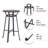 23.6'' L Round Breakroom Table