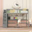 Lit mezzanine double avec bureau-1390849291