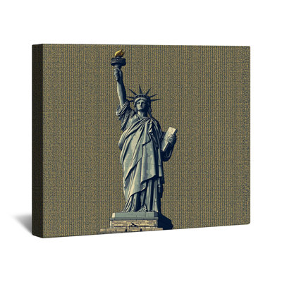 Statue de la liberté, toile tendue avec châssis en plusieurs tailles
