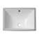 APRESSHUI 13.5'' Ceramic Rectangular Bathroom Sink with Overflow