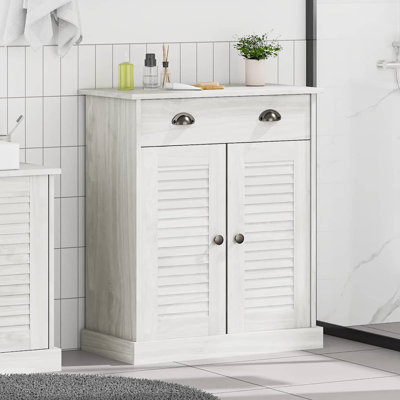  Bathroom Cabinet VIGO 67.5 X 34 X 80 Cm Solid Pine Wood