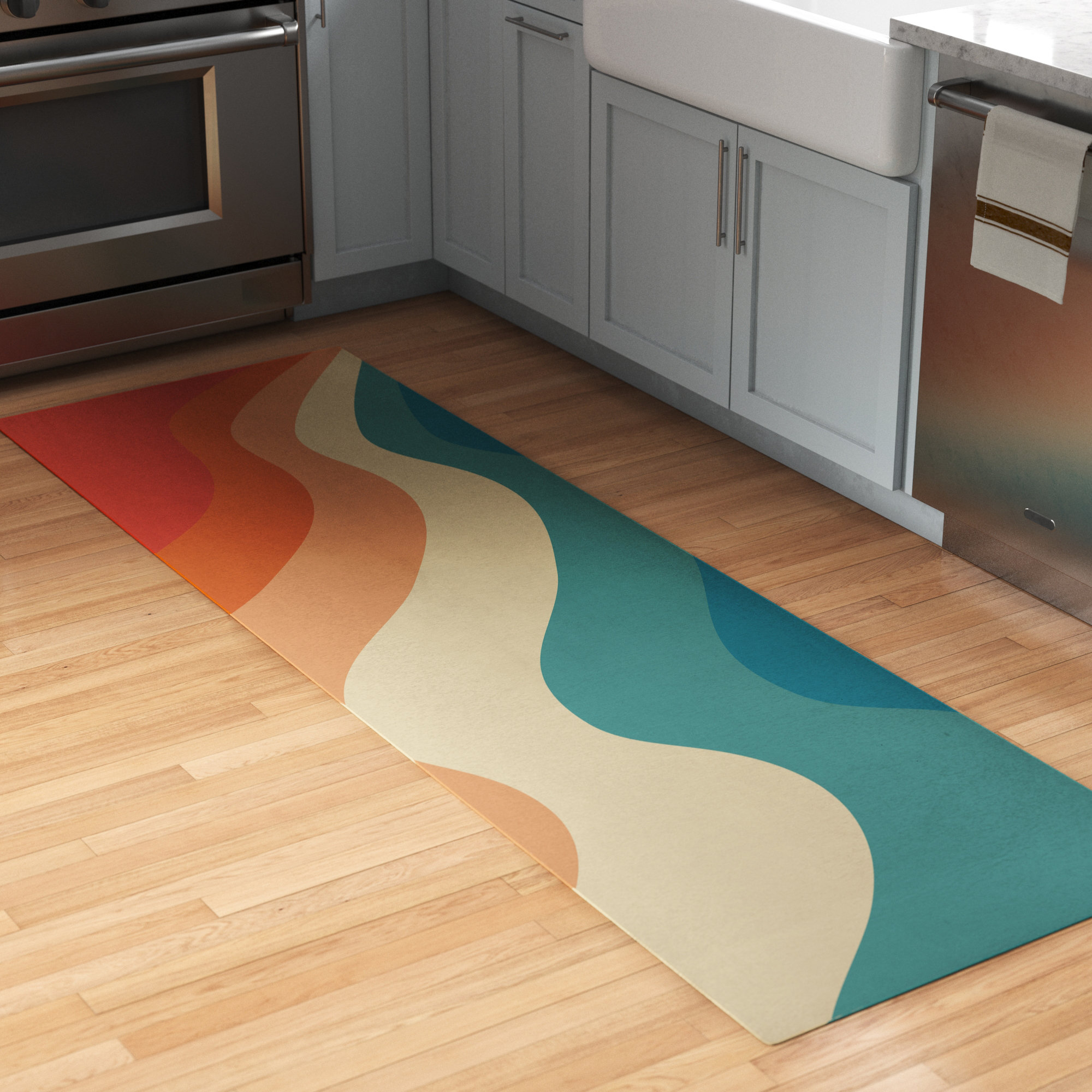 Kitchen mats discount for wood floors