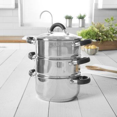 Tower Essential Stainless Steel Steamer Basket Diameter