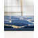 Glam Navy Blue Gold Area Rug