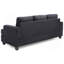 Canapé Glory Furniture Sandridge G515A-S, noir