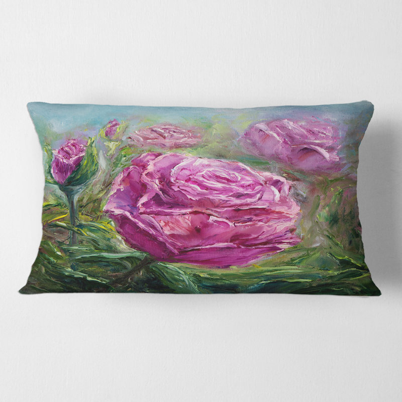 Floral Throw Pillow