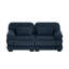 Canapé modulaire Cloud Couch 76,4 po (194 cm), velours côtelé bleu, assise profonde-21461569