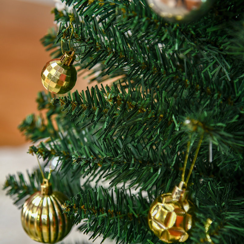 Green Spruce Artificial Christmas Tree, 6' H