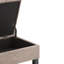 Banc de rangement avec repose-pieds capitonné et tablette ouverte Saxon-1058883505-1034436374