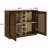 Mid Century Modern Fluted Hollowed Out Liquor Cabinet-1812799016