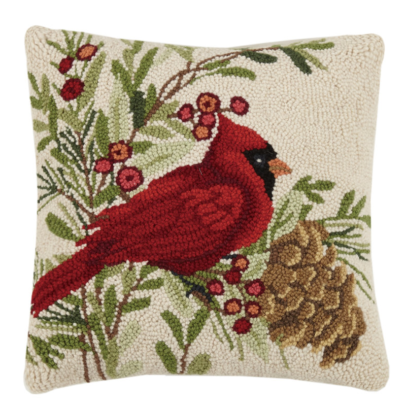 Coussin en laine Winter