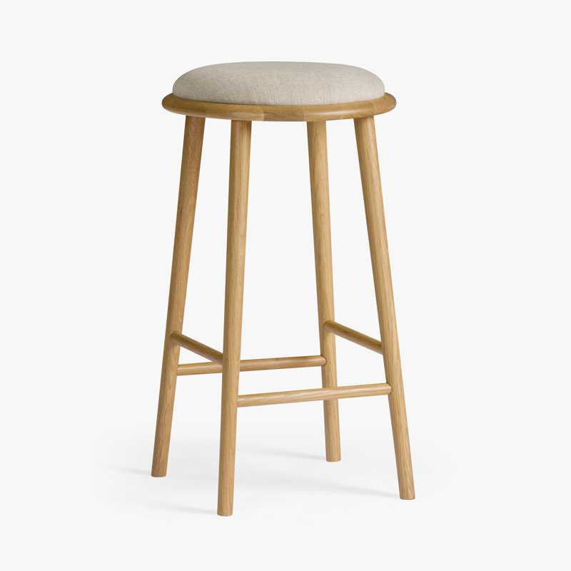 Tabouret de comptoir en chêne Payton, chêne