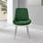 Simsbury Velvet Modern Upholstered Quilt Stitched Tapered Metal Leg Luxury Dining Chairs-855698033-855698039