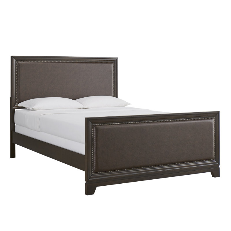 Lit tapissier standard Broseley, Brun foncé, Grand