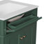 Armoire de rangement pour meuble-lavabo de 24 po avec 2 portes et un tiroir basculant-1384936785