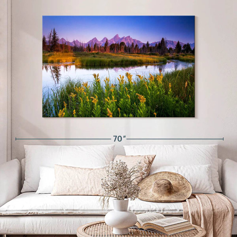 Alvord Vivid Schwabacher Landing Sunrise, H 34 po x l 51 po