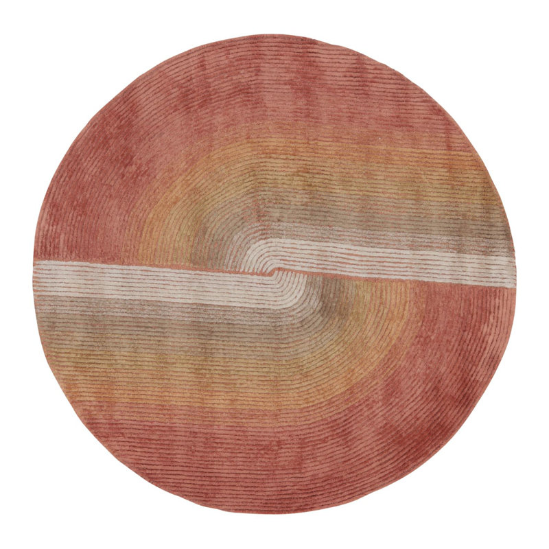Modern Handmade Silk Area Rug