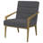 Kirra Upholstered Metal Arm Accent Chair-238515230