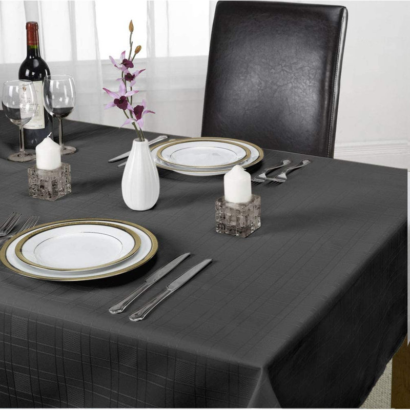 Solid Colour Tablecloth, Wine, 60cm W x 84cm L, Plaid
