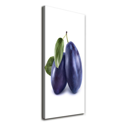 Plums - Wrapped Canvas Print