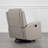 Shamelia 38.2'' W Modern Manual Swivel Glider Recliner with Nailhead Trim-1327431066