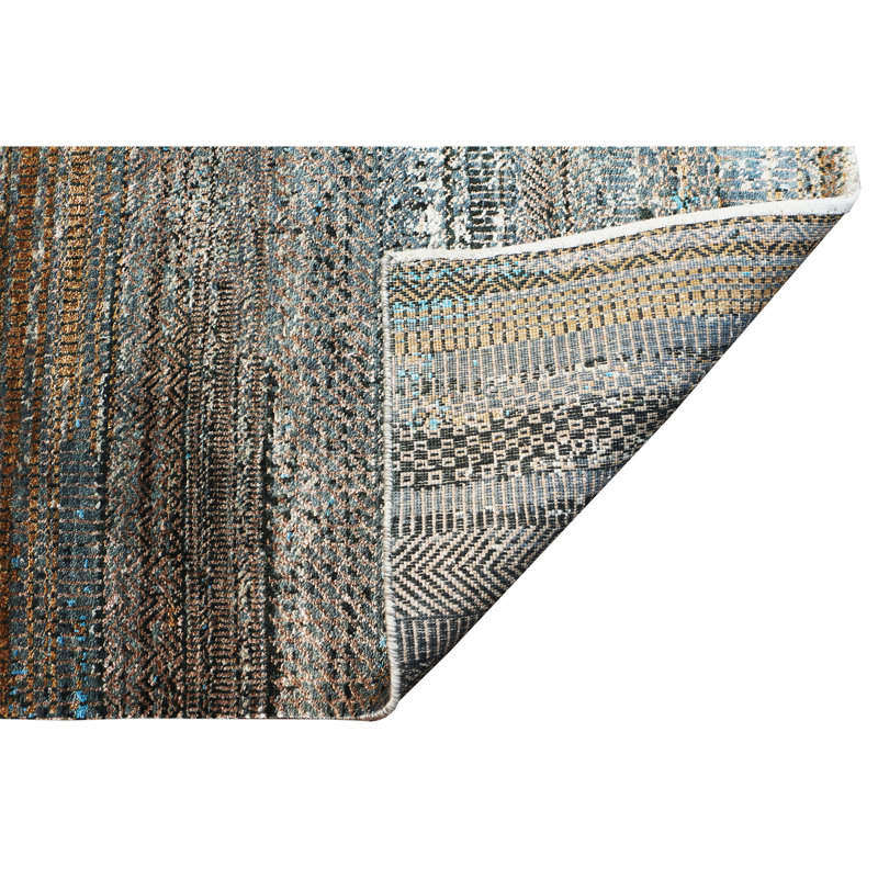 CANS4855RCHMU Wool Area Rug, Rectangle 8' x 10'