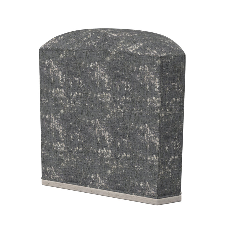 Quinn Novelty Ottoman, Bisque, Libby Linen