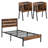 Alicia Steel Piece Bedroom Set-1317659996