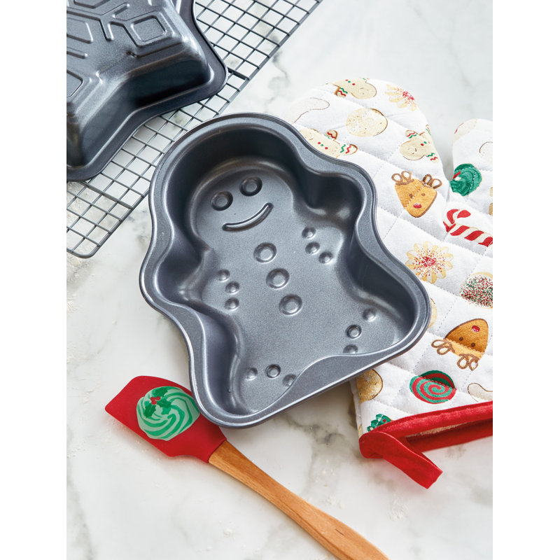 Christmas Gingerbread Man Non-Stick Cake Pan