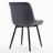 Modern Dining Chairs Faux Leather Upholstered Kitchen Chairs Side Chair With Metal Legs-453452129