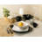 Eclipse 18 Piece Ceramic Dinnerware Set - Service for 6