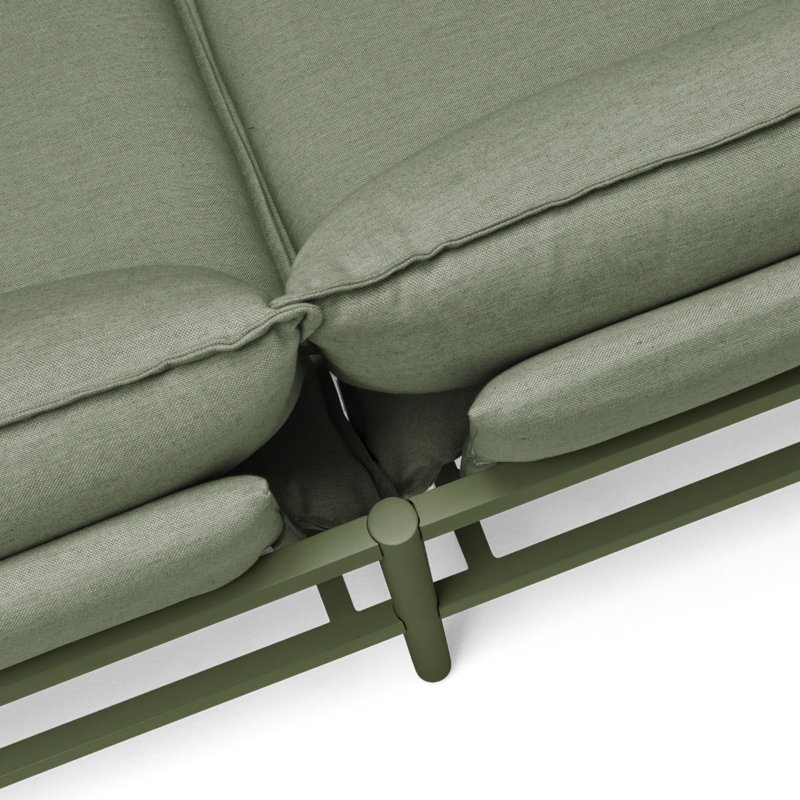 Terra Outdoor 2 - Seat Loveseat, Olive
