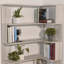 Bibliothèque d'angle en forme de L 35 pouces-1246603800