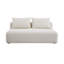 Chiemi Cheryll Textured Fabric Modular Loveseat-619600025