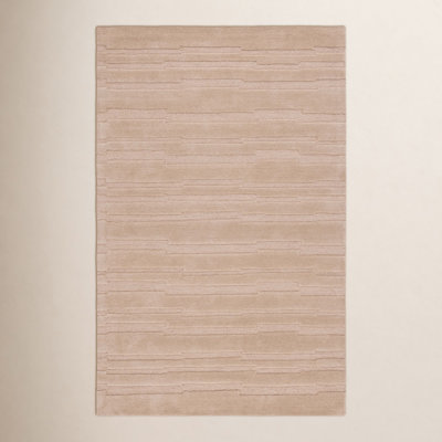 Elona Taupe Hand-Tufted Wool Rug