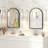 Amara Tempered Glass and Aluminum Alloy Framed French Cleat Mounted Wall Mirror with 5-Year Warranty-987494262-998888037
