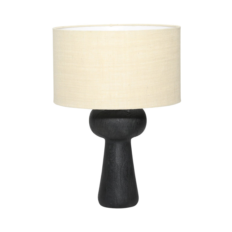 Lorraina 25" Tall Table Lamp, Black