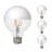 5 Watt Dimmable G25 Light Bulb With Half White Glass Finish And Medium (E26) Base