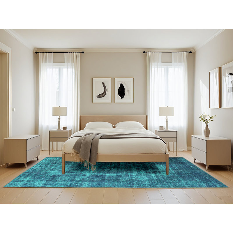 Floden Performance Oriental Indoor Rug, Rectangle 5' x 8'