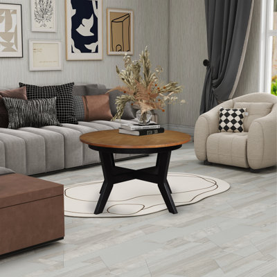 Table basse ronde en bois