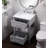 Audrit 25'' Single Bathroom Vanity with Marble Top-56564714