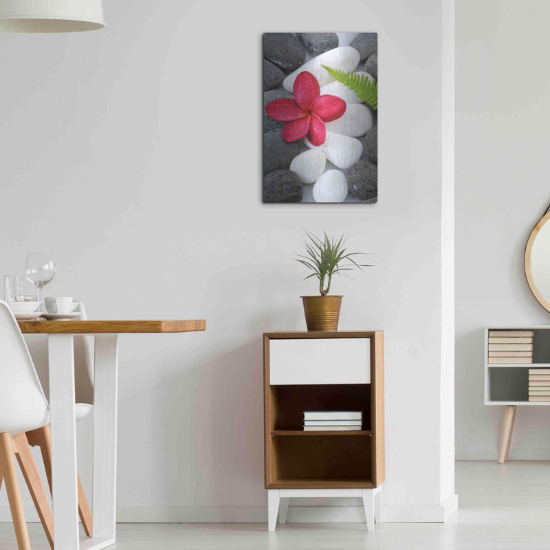 «Wabi-Sabi I», art mural en métal, H 24 po x l 16 po