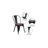 Ketchum Clear Coated Metal Stackable Chair with Wood Seat-1835193499
