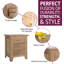 50cm W Bedside Table
