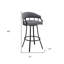 Chaise de bar 40 po-425448366