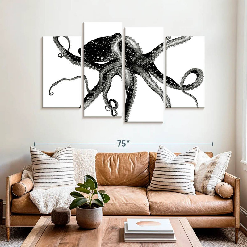 Brampt Cosmic Octopus, 42" H x 68" W