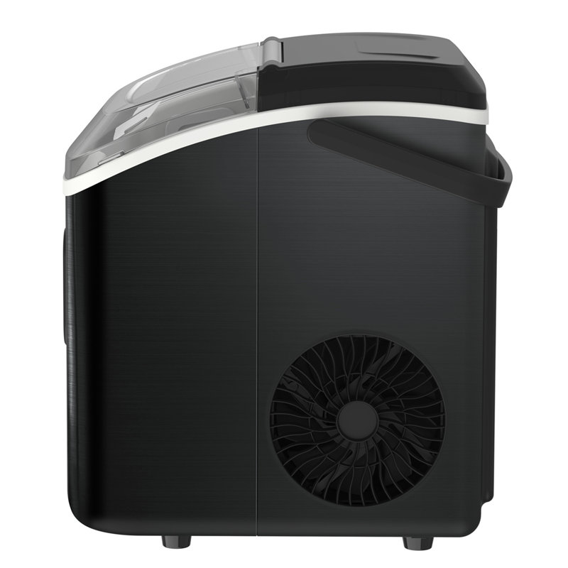Antarctic Star 33 Lb. Daily Production Nugget Clear Ice Portable Ice Maker, Black