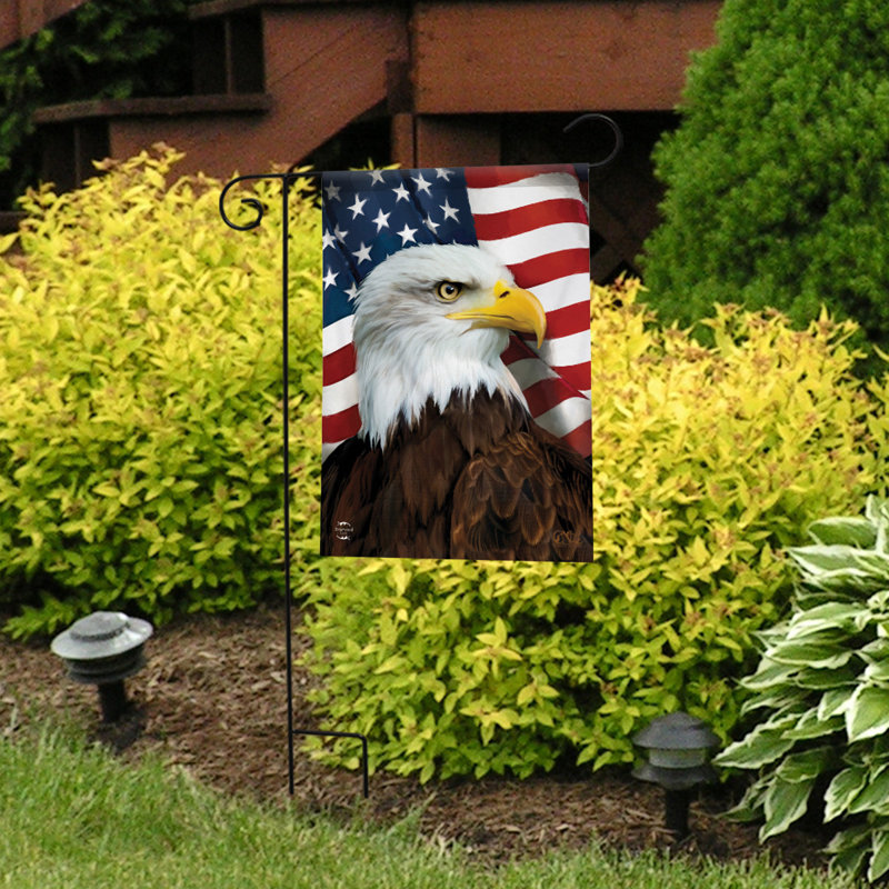 Drapeau du jardin patriotique American Eagle