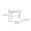 Bureau 34 po à rabat en bois blanc antique